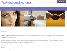 Tablet Screenshot of premierlaserpartners.com